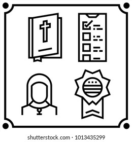 political human set icon vector