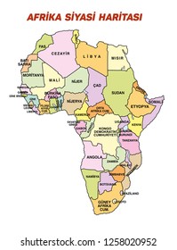 Country name in africa a List of