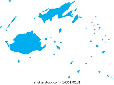 Ovalau Fiji Map