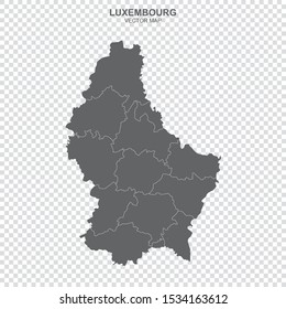 Political Map Luxembourg Isolated On Transparent   Political Map Luxembourg Isolated On 260nw 1534163612 