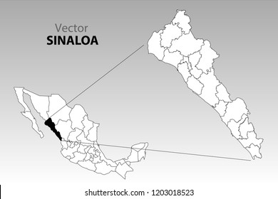Political Map Mexico Stock Vector (Royalty Free) 1203018523 | Shutterstock