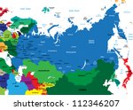 Political map of Russia