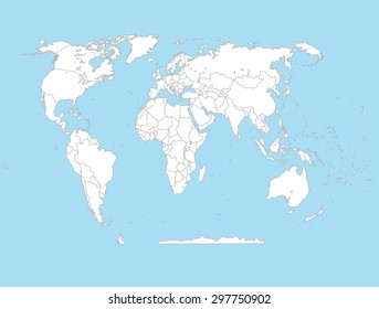 Carte Monde Pays Images Photos Et Images Vectorielles De Stock Shutterstock