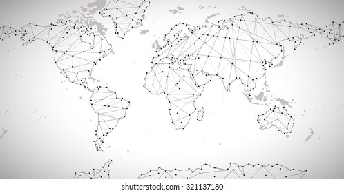 political map of the world 