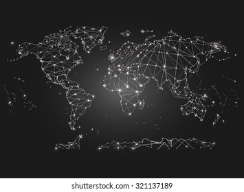 political map of the world 
