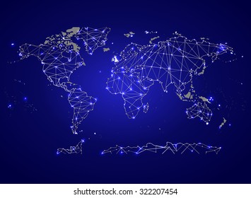 political map of the world 