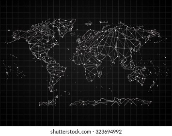 political map of the world 