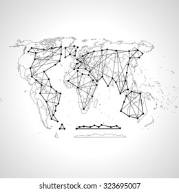 political map of the world 