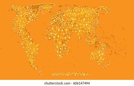 political map of the world 