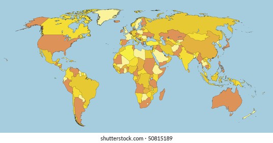 Countries by territory