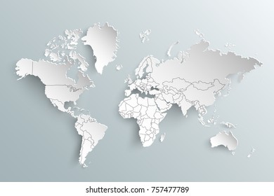 91,979 World map countries capitals Images, Stock Photos & Vectors ...