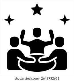 Political Party Icon Element For Design