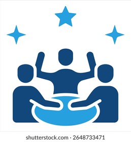 Political Party Icon Element For Design