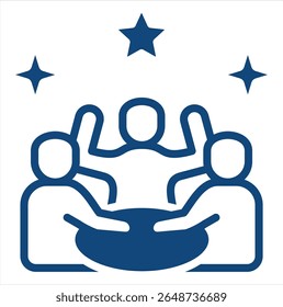 Political Party Icon Element For Design