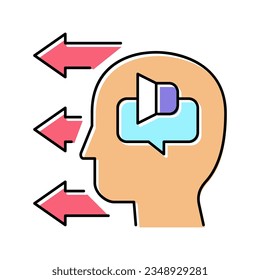 political philosophy color icon vector. political philosophy sign. isolated symbol illustration