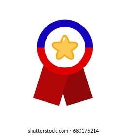 Political Ribbon vector illustration