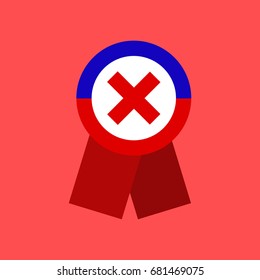 Political Ribbon vector illustration