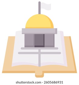Political Science Icon Element For Design