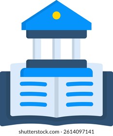 Political Science Icon Flat Vector Illustration