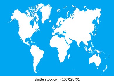 Political world map