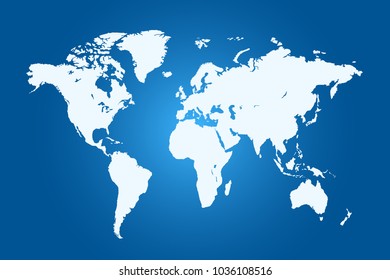 Political world map