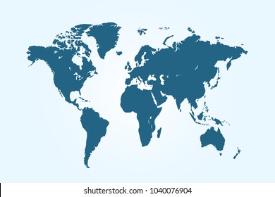 Political world map