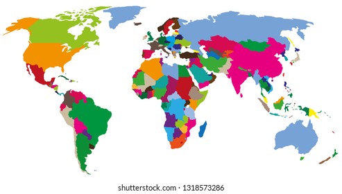 political world map