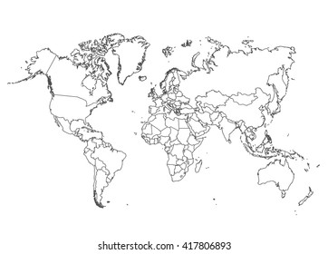 Political World Map