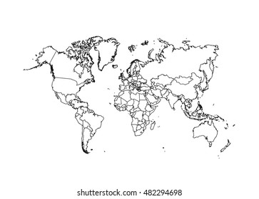 Political World Map