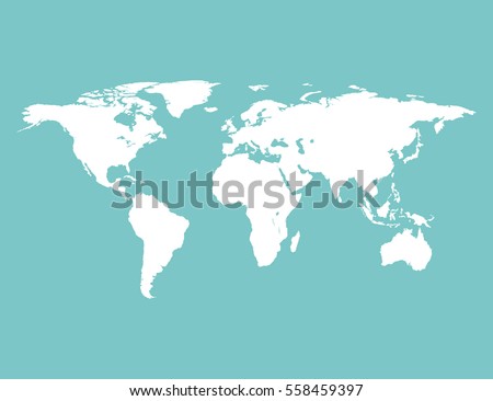 Political World Map Illustration