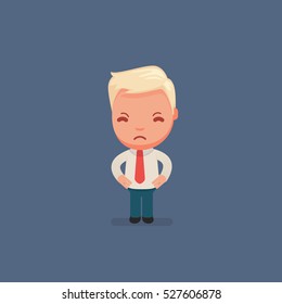 politician cartoon vector illustration