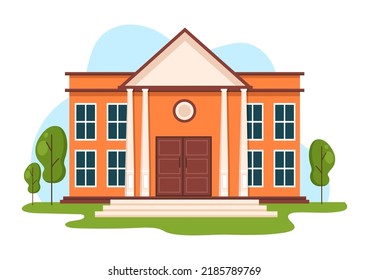 Politician Government Building Cartoon Hand Drawn Stock Vector (royalty 