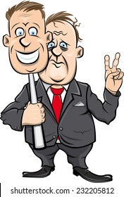 Politician and his mask