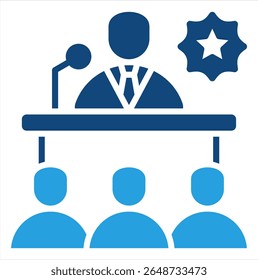 Politician Icon Element For Design