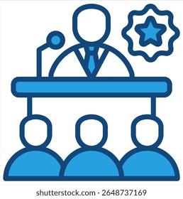 Politician Icon Element For Design