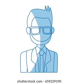 politician male character business suit standing