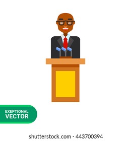 Politician Vector Icon