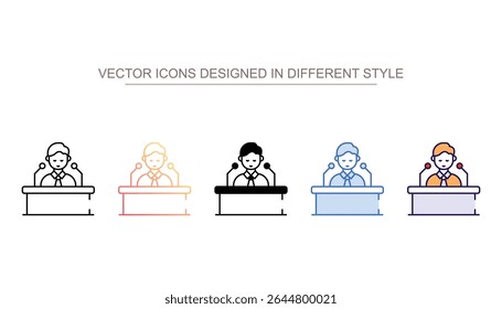 Politics icon design with white background stock illustration