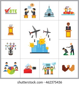 Politics Icon Set