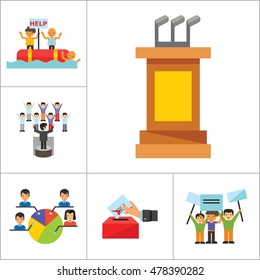 Politics Icon Set