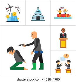 Politics Icon Set