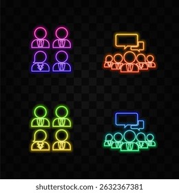 politics vector illustration in a symbols icons. neon style. vector background.premium quality for concept and graphic design.