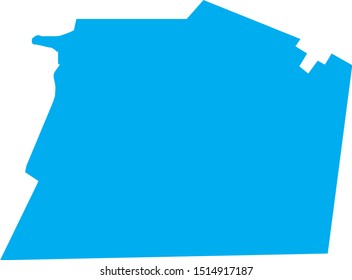 polk County map in Tennessee state