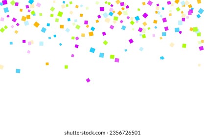 Polka Background White Vector. Element Eve Template. Fiesta Illustration. Orange Dot Fun Card.