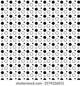 Polka dot Abstract seamless Pattern design. Creative and elegant style illustration