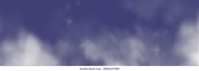 Polka dot abstract sky on aged paper texture.