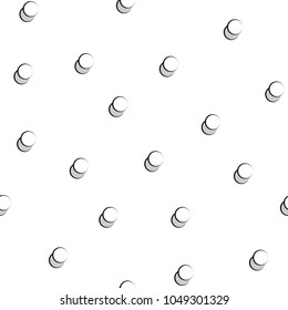 Polka dot abstract texture seamless pattern. Fashion graphic background design. Modern stylish abstract texture. Monochrome template for prints, textiles, wrapping, wallpaper, etc. Vector illustration