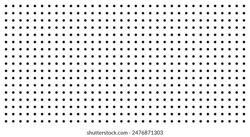 Polka dot background. Abstract wallpaper. Black and white seamless pattern.