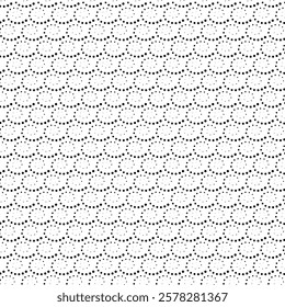 Polka dot background. Abstract wallpaper. Black and white seamless pattern. Dotted cute pattern. artistic doodle sketch tiny dots seamless surface design.