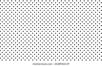 Polka dot background. Abstract wallpaper. Black and white seamless pattern. Dotted cute pattern. artistic doodle sketch tiny dots seamless surface design. design EPS 10
